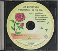 Persnliche Geburtstags CD-ROM fr Kinder